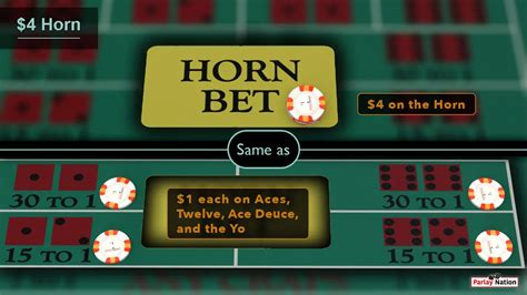 craps horn bet|horn high ace deuce.